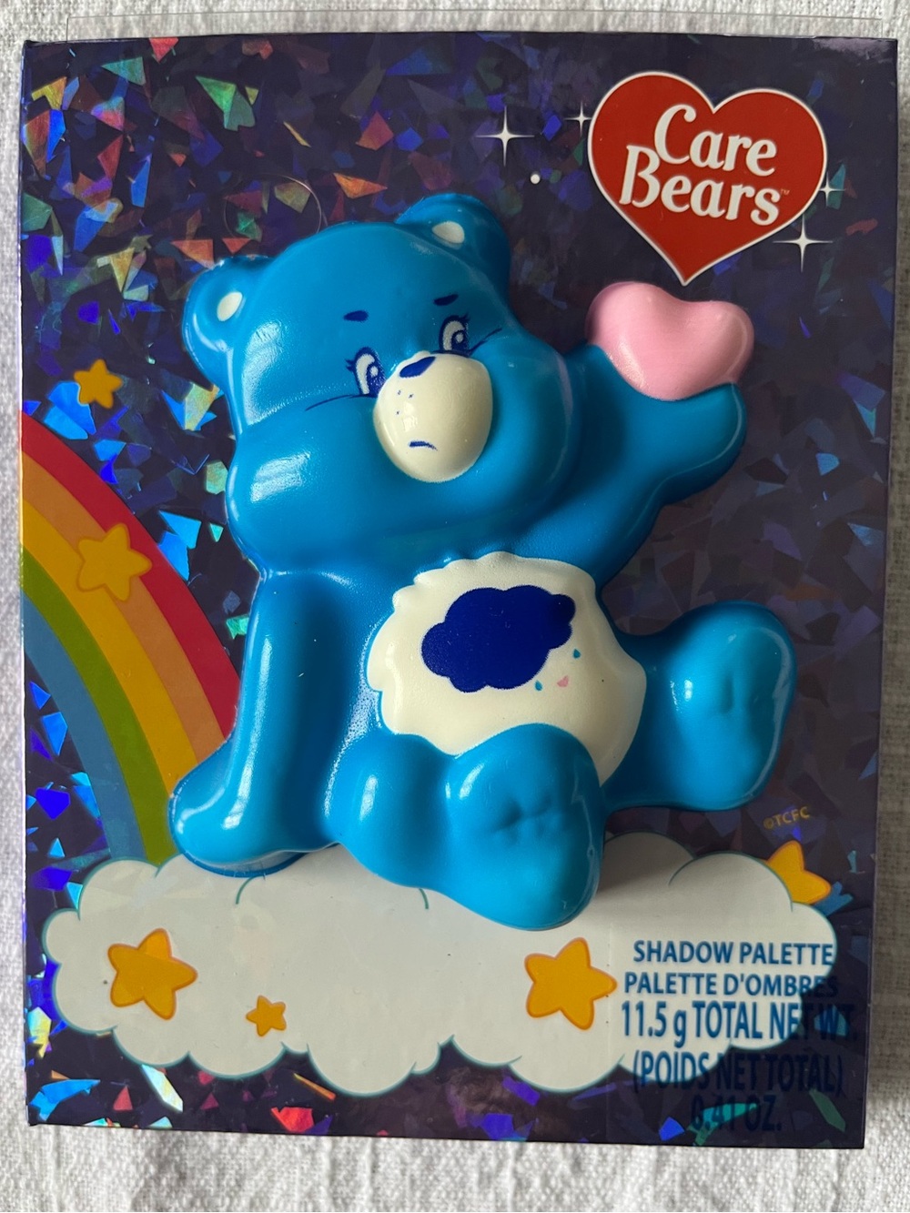 Care Bears Blue & Pink Heart Compact Shadow Palette